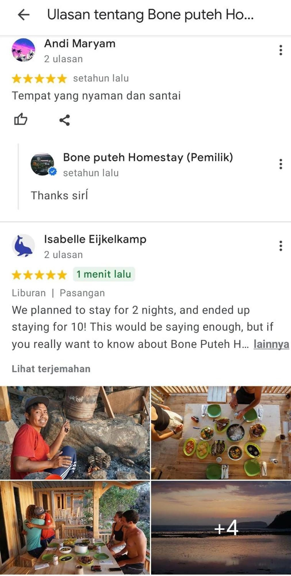 Boneputeh Homestay Taliwang Extérieur photo